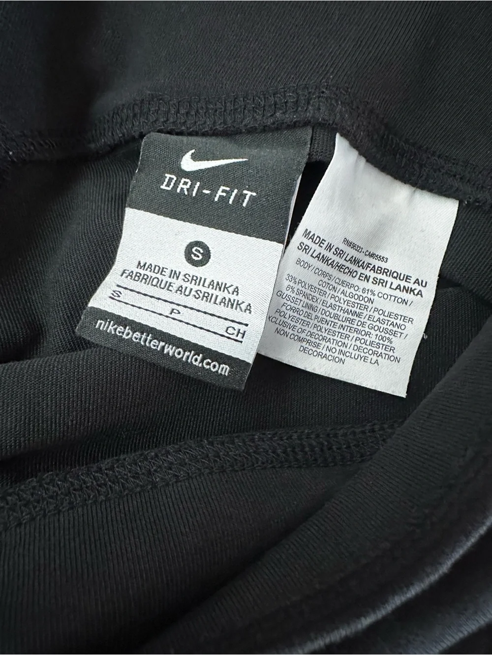 Nike Black Full-Length High-Waist Leggings